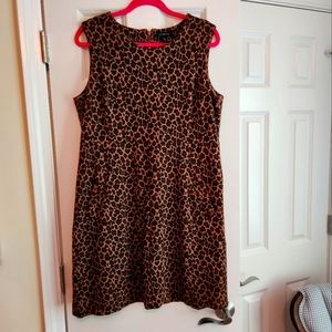 Leopard print dress